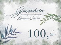 Gutschein im Wert von 100,- Euro