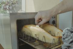 Fisch wird geräuchert